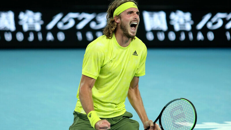 Tsitsipas shows fighting spirit at Australian Open