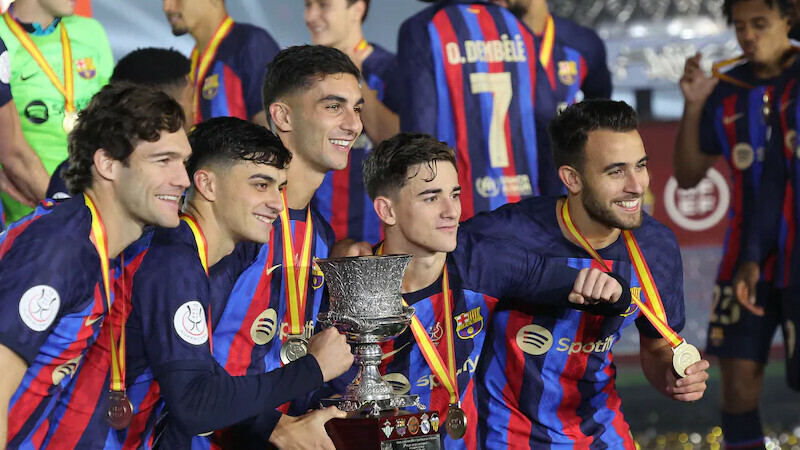 Barca&rsquo;s young stars hoping Super Cup trophy is first of &lsquo;new era&rsquo;