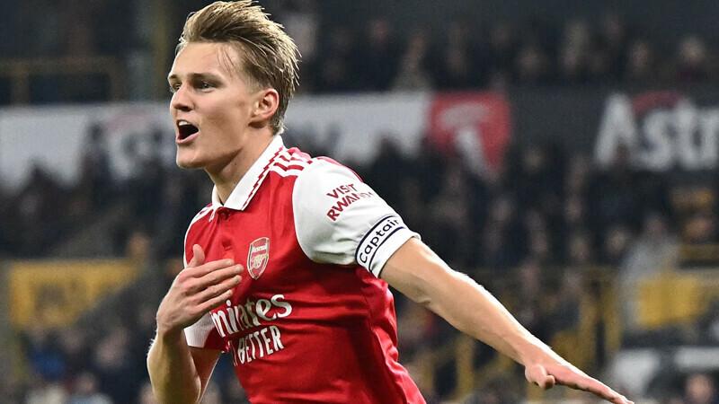 &lsquo;Incredible&rsquo; Odegaard fulfils potential to fuel Arsenal title bid