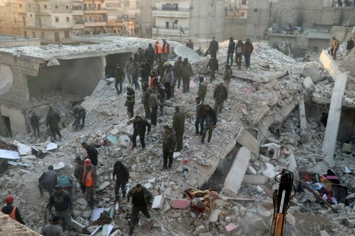 13 killed in building collapse in Syria&rsquo;s second city