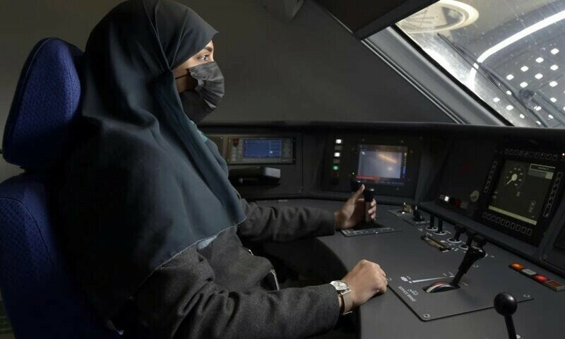 Women drive fast train to Makkah as Saudi workforce evolves