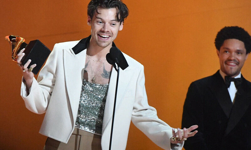 Harry Styles wins the Grammy for Album of the Year