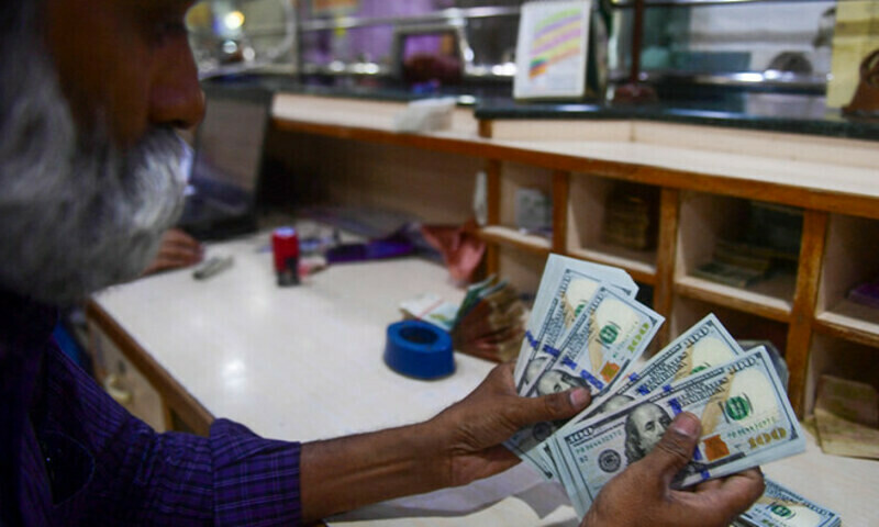 Dollar falls against rupee in inter-bank market