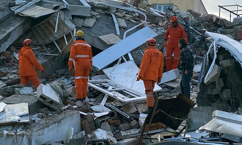 Watch: Pakistan&rsquo;s USAR teams recue Turkey quake survivors
