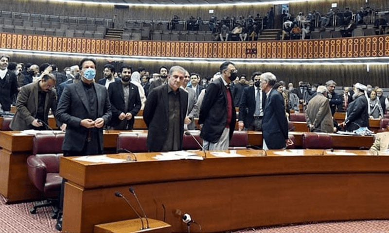 PTI members change strategy on attending assembly session