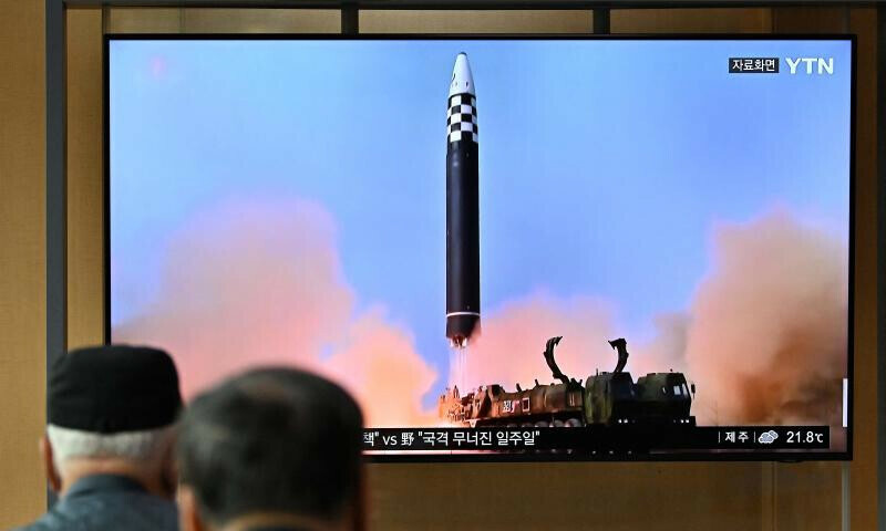 North Korea fires &lsquo;long-range&rsquo; ballistic missile, Seoul says
