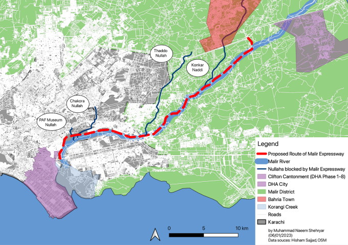 Corps Commander to end Malir Riverbed extraction for Expressway