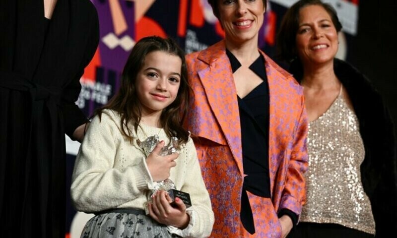 Spanish girl, 8, clinches best acting award at Berlin festival