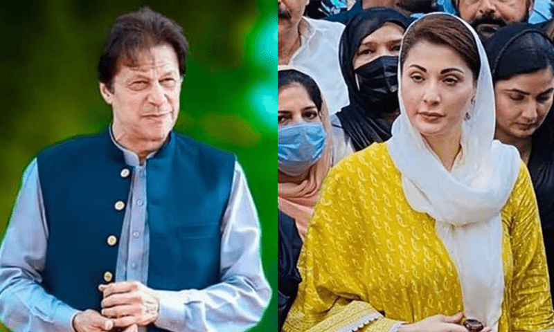 Imran and Maryam exchange blows on economy, Dar decries detractors