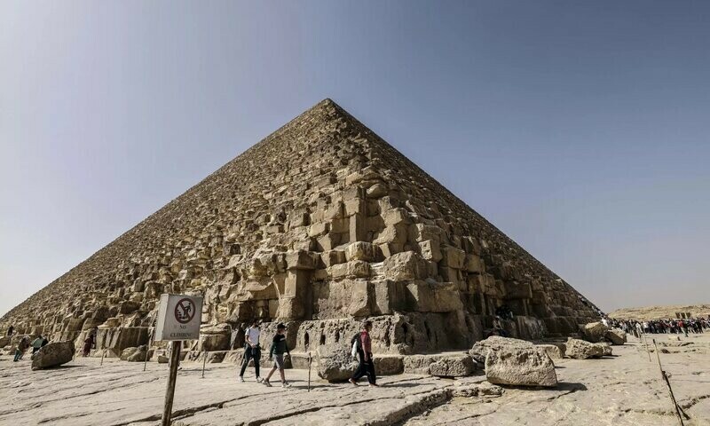 Egypt unveils hidden corridor in Giza pyramid