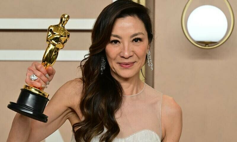 Michelle Yeoh makes history as first Asian to win best actress Oscar