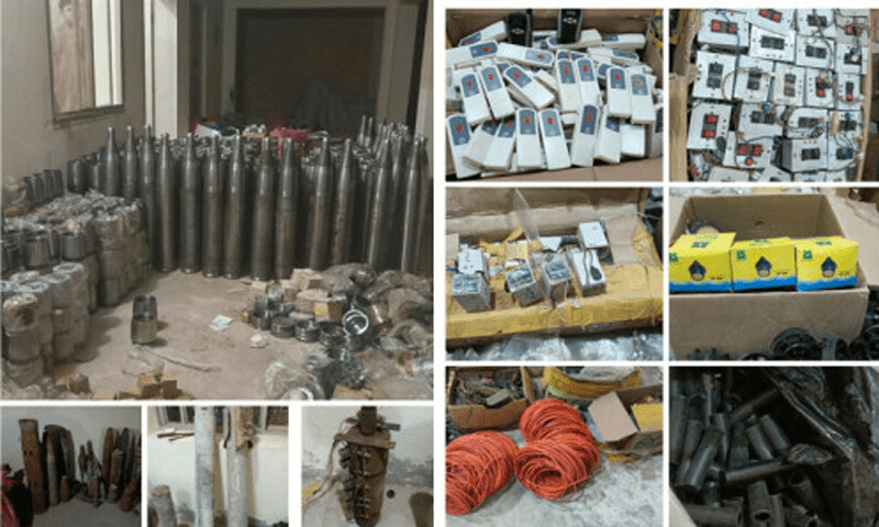 Army recovers ammunition after terrorists manage to get away