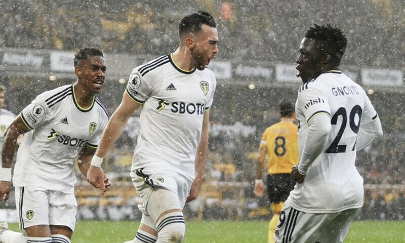 Leeds out of relegation zone with 4-2 win over Wolves