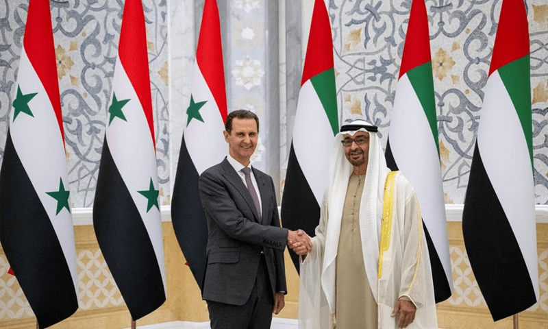 Syria&rsquo;s Assad arrives in United Arab Emirates on official visit
