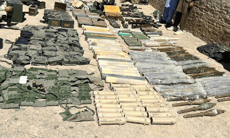 Forces recover massive ammunition dump in Chaman