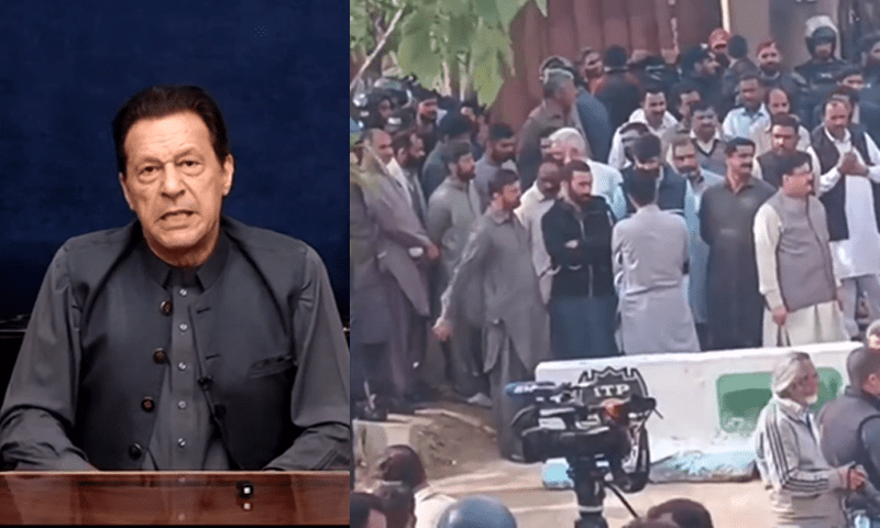 Imran claims &lsquo;namaloom afraad&rsquo; were present at his hearing