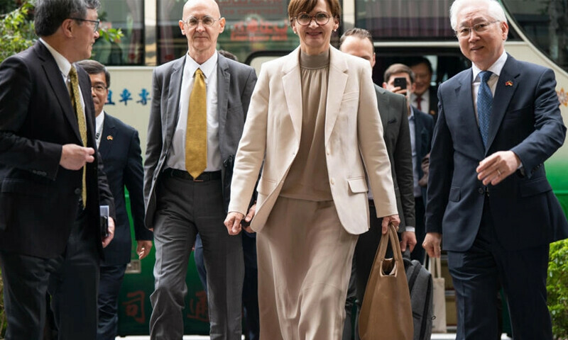 German minister begins first cabinet-level trip to Taiwan in 26 years