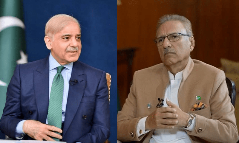 Alvi tells Shehbaz to provide assistance for elections