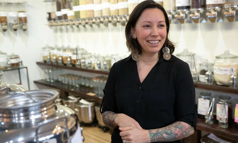 Toothpaste tablets and syrup on tap: US refill shops cut the container