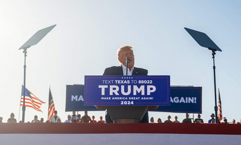 Trump casts 2024 contest in apocalyptic terms, slams &lsquo;witch hunt&rsquo;