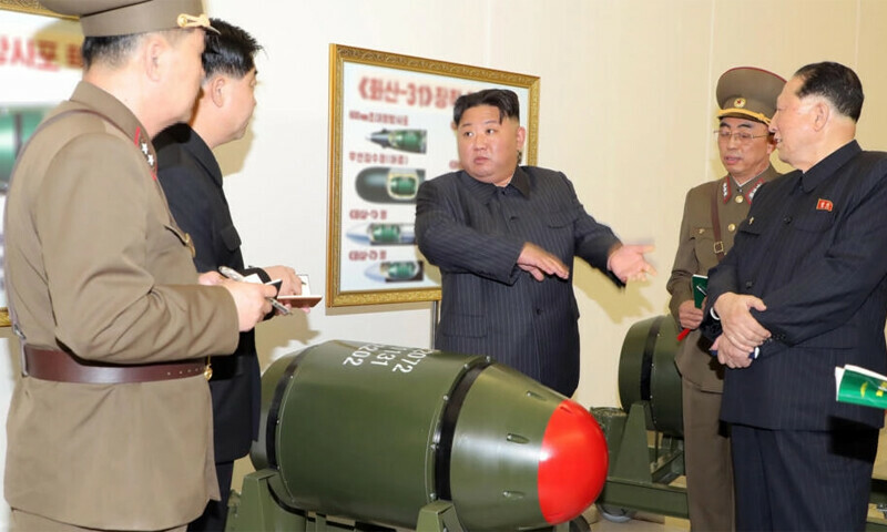 N. Korea&rsquo;s Kim calls for ramping up production of &lsquo;weapon-grade nuclear material&rsquo;