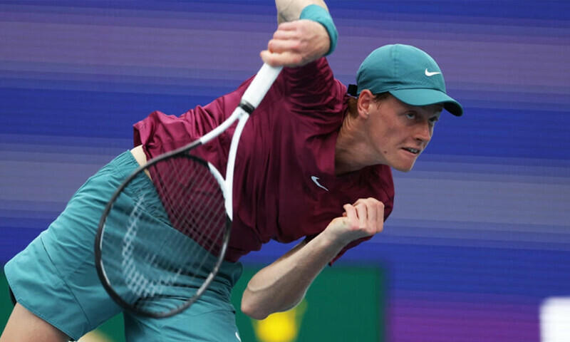 Sinner into Miami semis after beating Ruusuvuori