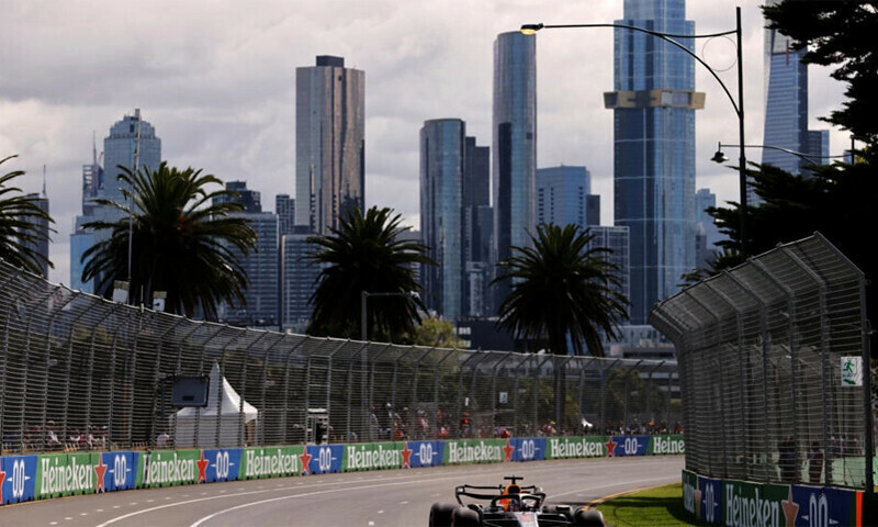 Alonso fastest in wet Australian second practice, Verstappen third