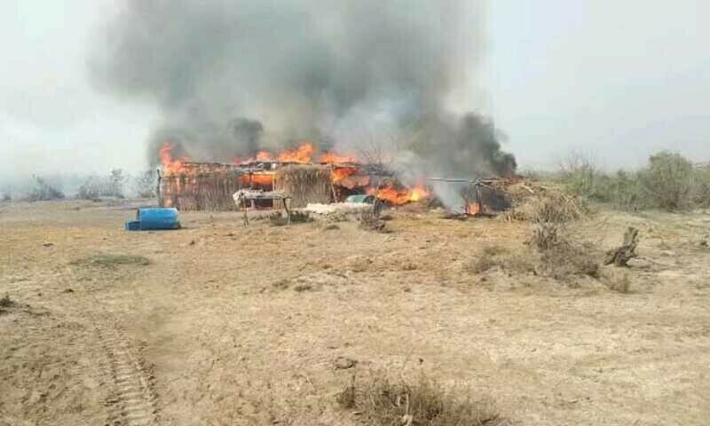 Police destroy houses of suspects as Kandhkot&rsquo;s slain professor laid to rest