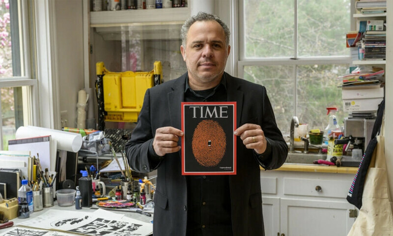 Edel Rodriguez, the artist who draws Trump to fight him