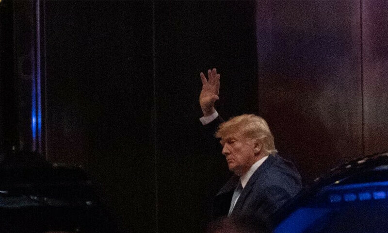 Trump arrives in Manhattan for NY attorney general&rsquo;s deposition