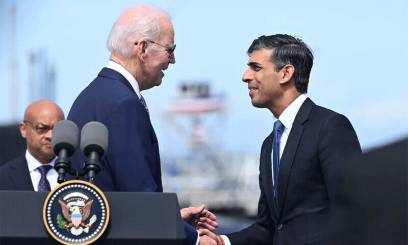 Biden and UK&rsquo;s Sunak did not discuss intel leaks, White House says