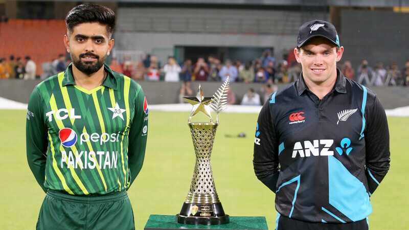 Did Pakistan use the old trophy for New Zealand T20Is?