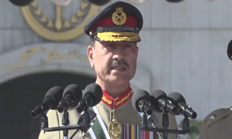 People are source of power, army chief tells Parliament&rsquo;s in-camera session