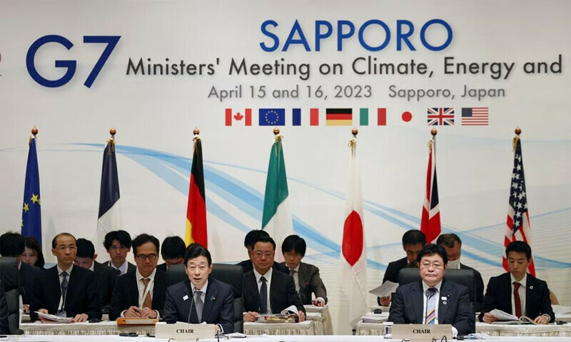 G7 needs to help emerging countries in reducing emissions, Japan&rsquo;s Nishimura says