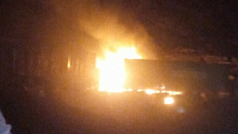 Two dead as landslide buries trucks at Torkham border crossing