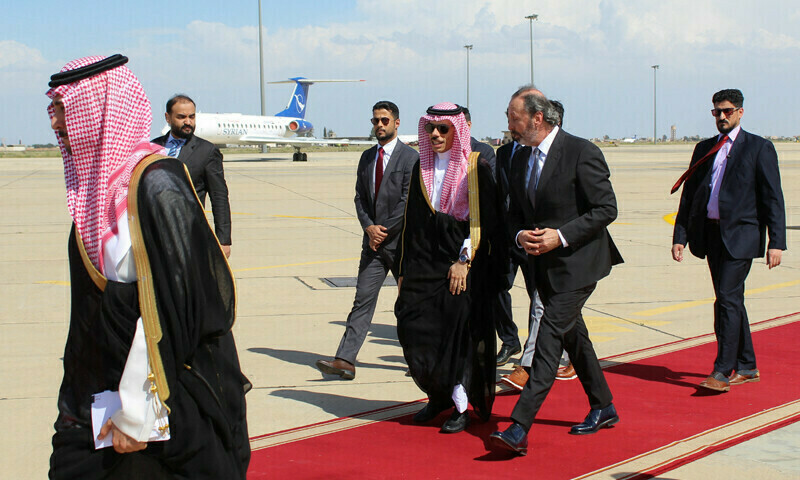 Saudi foreign minister meets Syria&rsquo;s Assad on first trip to Damascus since war