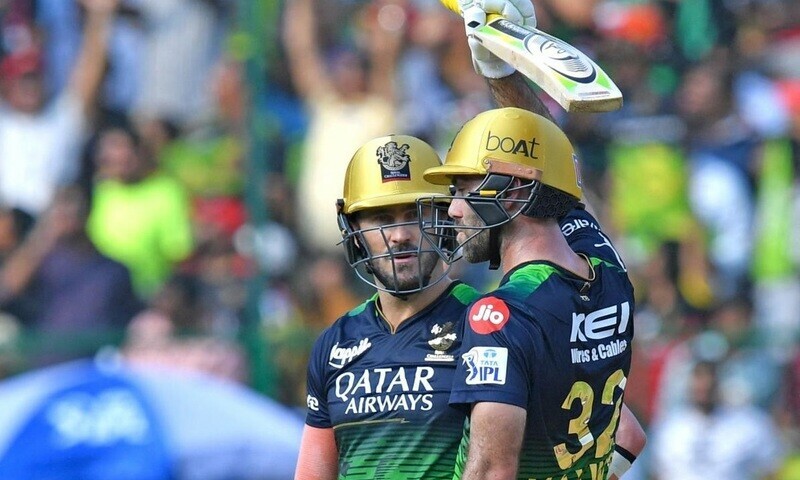 Faf, Maxwell smash Bangalore to IPL win over Rajasthan
