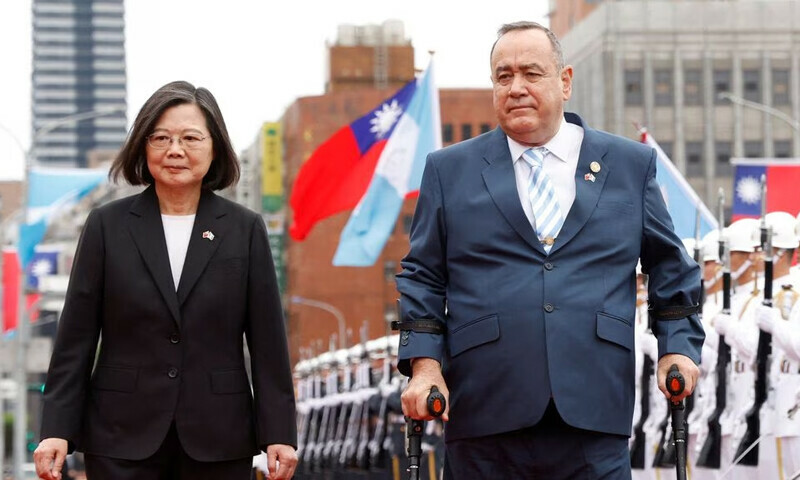 Guatemala president pledges strong support for &lsquo;Republic of Taiwan&rsquo;
