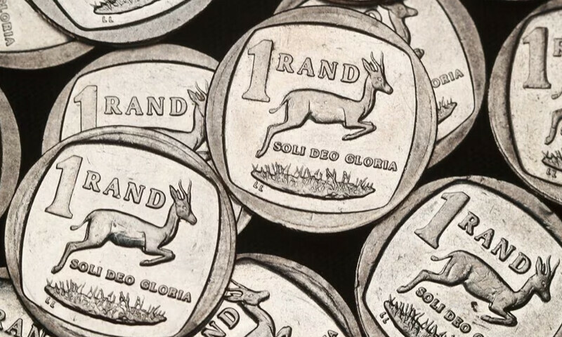 South African rand slips as leading indicator falls