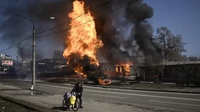 Blast kills police officer in Russia-controlled Melitopol