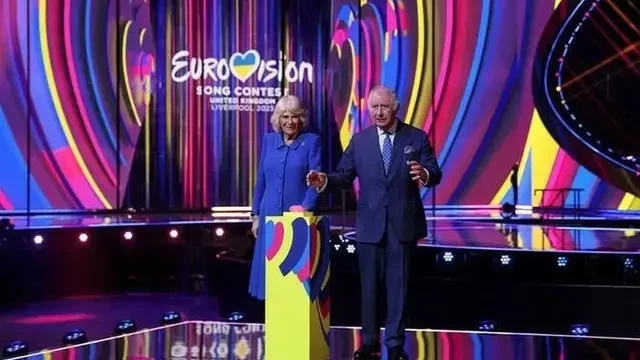 Britain&rsquo;s King Charles unveils Eurovision competition stage