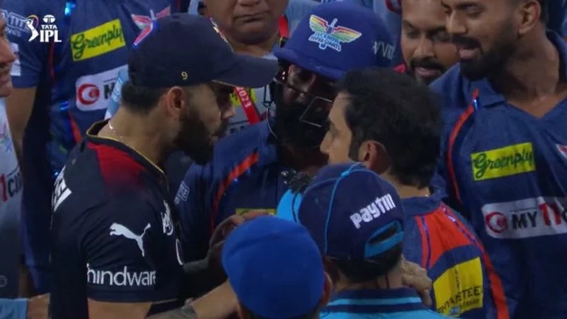 Watch: Gambhir, Kohli engage in ugly spat