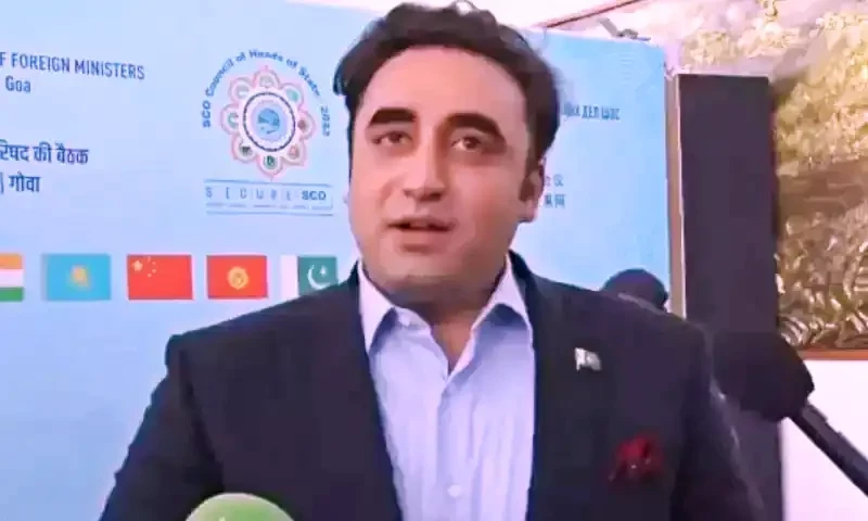 Bilawal and Jaishankar shake hand, exchange greetings