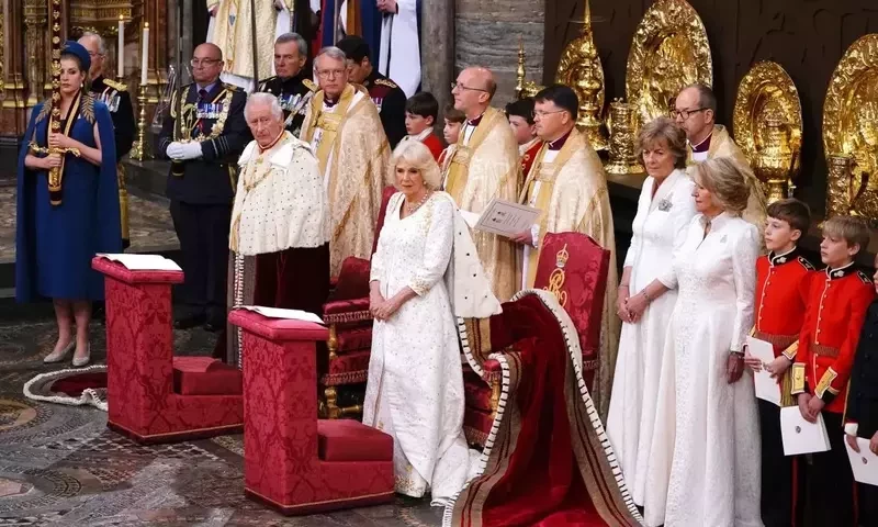 King Charles&rsquo; coronation blends splendour and intimacy inside Westminster Abbey