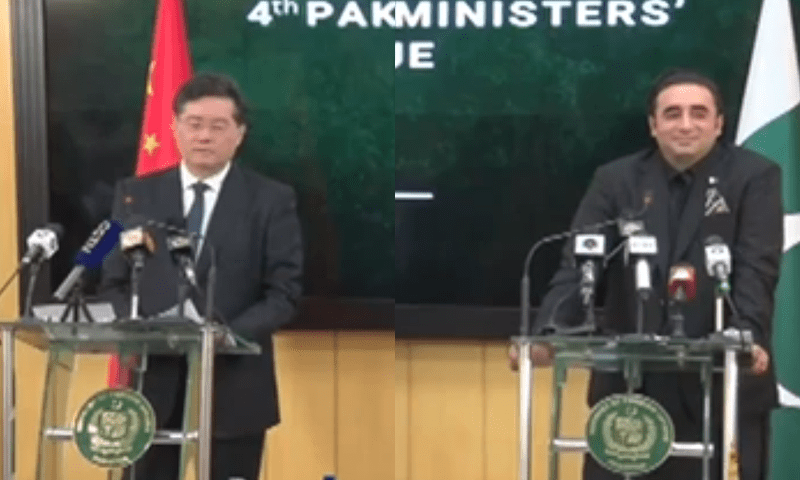 Political forces must build consensus for stability, China FM tells Pakistan