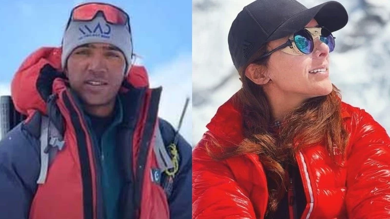 Naila Kiani, Sajid Sadpara make history at Mount Everest