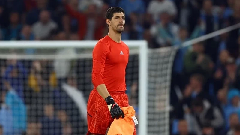 Real couldn&rsquo;t handle Man City&rsquo;s high press, says Courtois