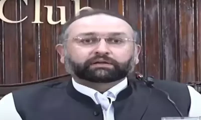 Hisham Inam Ullah Khan of PTI quits party