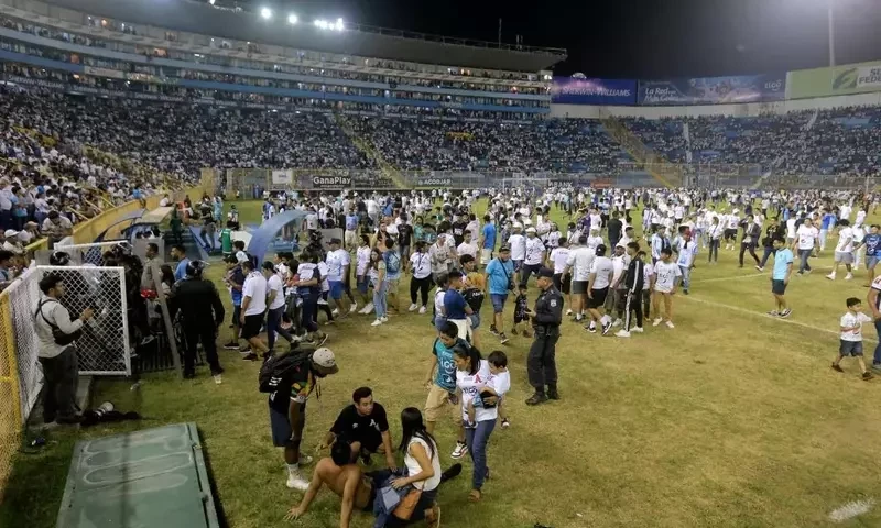 12 dead in stampede at El Salvador soccer stadium