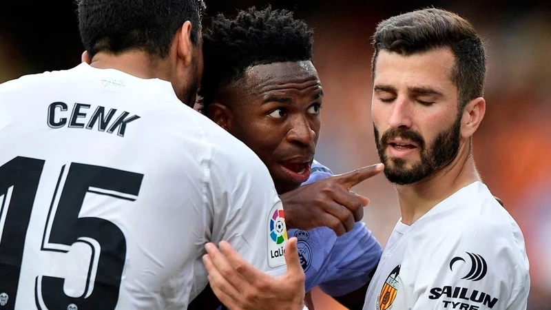 Vinicius Jr calls LaLiga and Spain racist for chants after sending-off